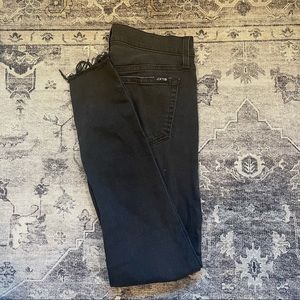 Joe’s jeans - black with frayed bottom